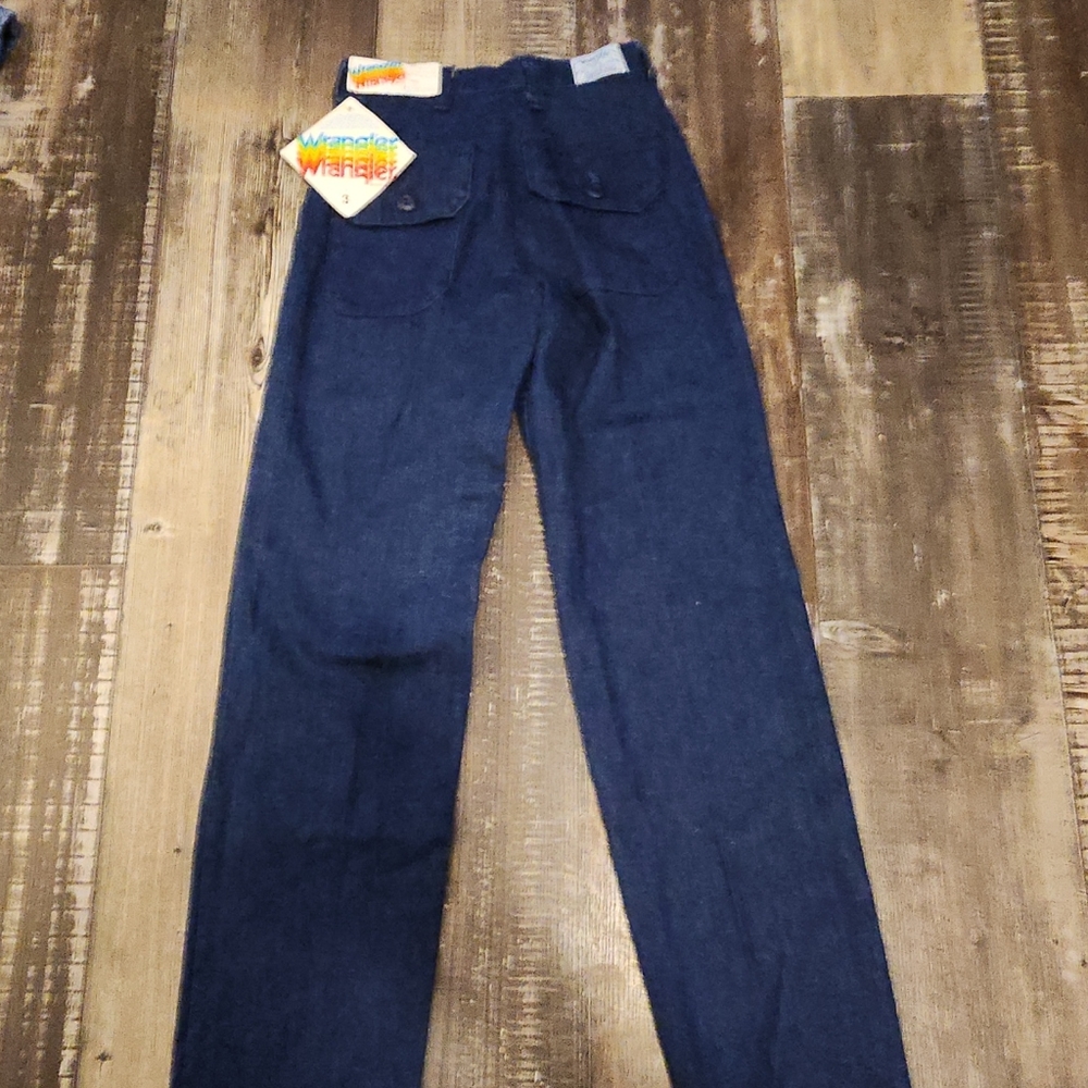 Wrangler NWT 1970's Vintage  junior jeans GIRLS  Size 3 Buttons VERY RARE